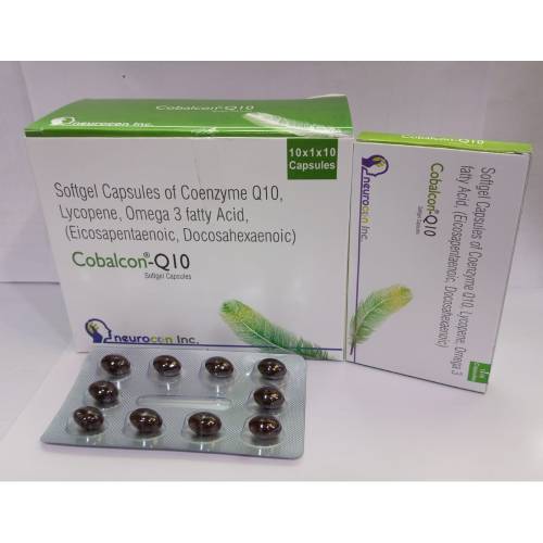 Coenzyme Q10 + Lycopene + Omega 3 Fatty Acid + Selanium Softgel Capsules