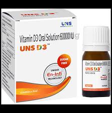 UNS D3 - Vitamin D3 Oral Solution (60,000 I.U)